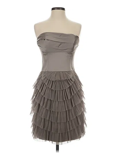 Pre-owned Bcbgmaxazria Cocktail Dress In Gray