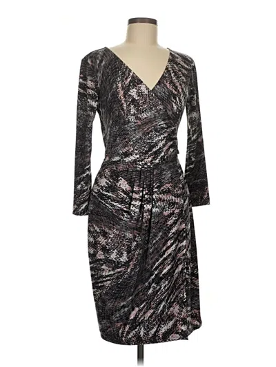 Pre-owned Bcbgmaxazria Cocktail Dress In Gray
