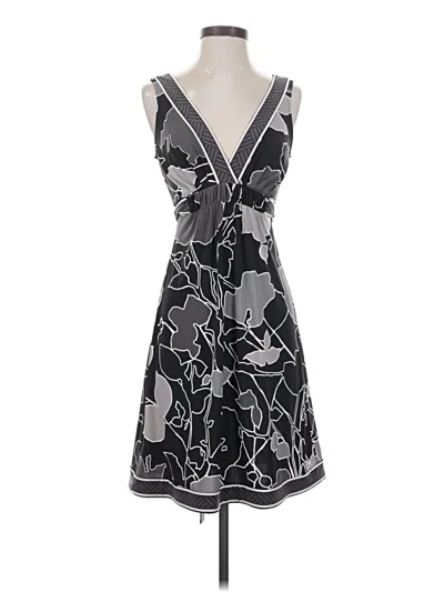 Pre-owned Bcbgmaxazria Cocktail Dress In Gray