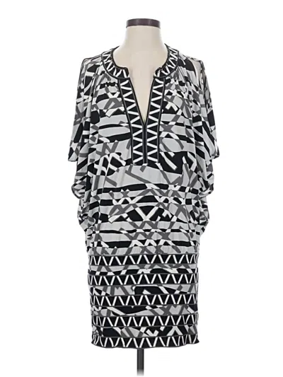 Pre-owned Bcbgmaxazria Cocktail Dress In Gray