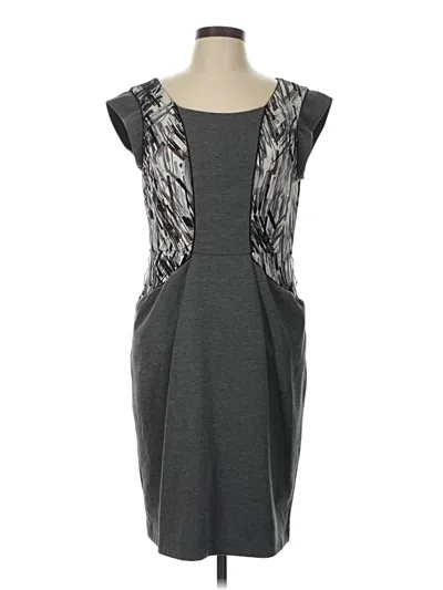 Pre-owned Bcbgmaxazria Cocktail Dress In Gray