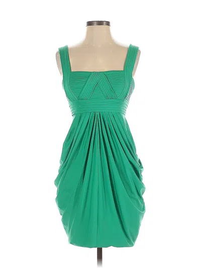 Pre-owned Bcbgmaxazria Cocktail Dress In Green