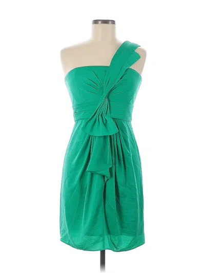 Pre-owned Bcbgmaxazria Cocktail Dress In Green