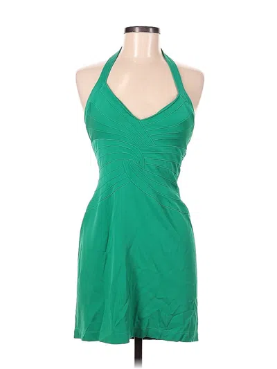 Pre-owned Bcbgmaxazria Cocktail Dress In Green