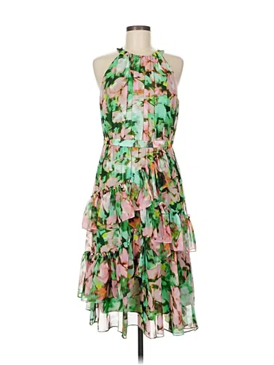 Pre-owned Bcbgmaxazria Cocktail Dress In Green