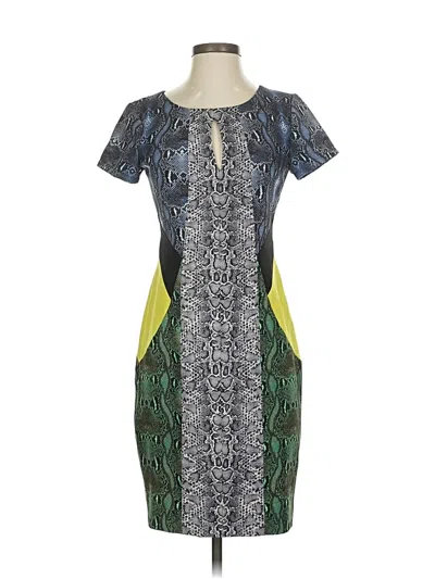 Pre-owned Bcbgmaxazria Cocktail Dress In Green