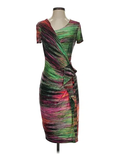 Pre-owned Bcbgmaxazria Cocktail Dress In Green