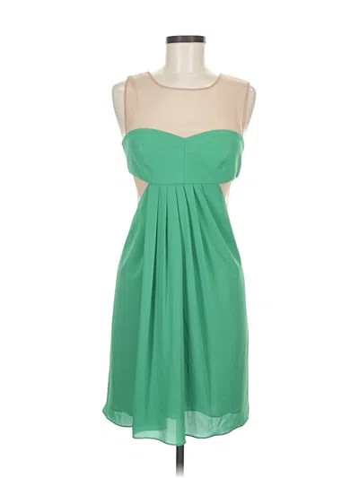 Pre-owned Bcbgmaxazria Cocktail Dress In Green