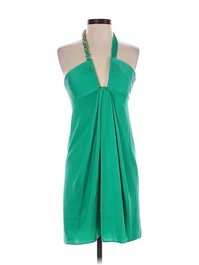 Pre-owned Bcbgmaxazria Cocktail Dress In Green