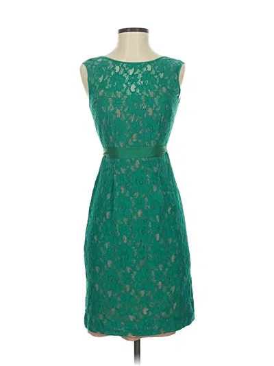 Pre-owned Bcbgmaxazria Cocktail Dress In Green