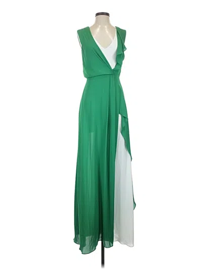 Pre-owned Bcbgmaxazria Cocktail Dress In Green