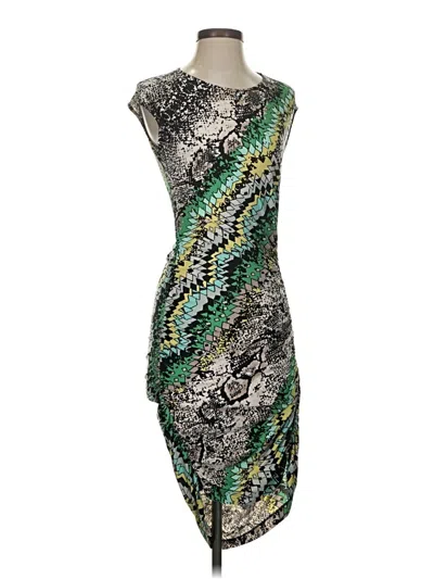 Pre-owned Bcbgmaxazria Cocktail Dress In Green