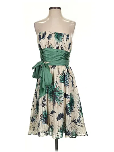 Pre-owned Bcbgmaxazria Cocktail Dress In Green