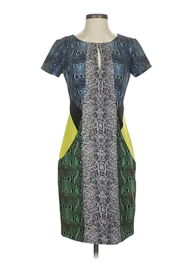 Pre-owned Bcbgmaxazria Cocktail Dress In Green