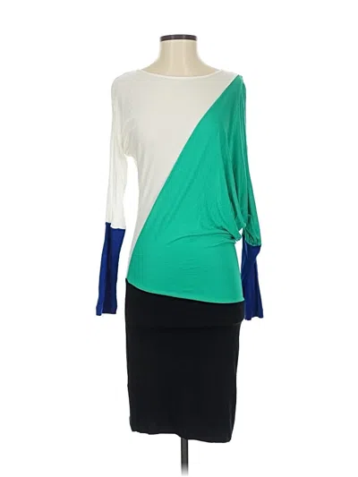 Pre-owned Bcbgmaxazria Cocktail Dress In Green