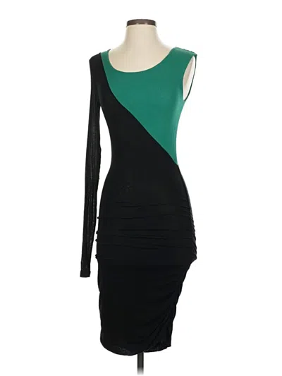 Pre-owned Bcbgmaxazria Cocktail Dress In Green