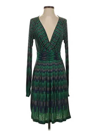 Pre-owned Bcbgmaxazria Cocktail Dress In Green