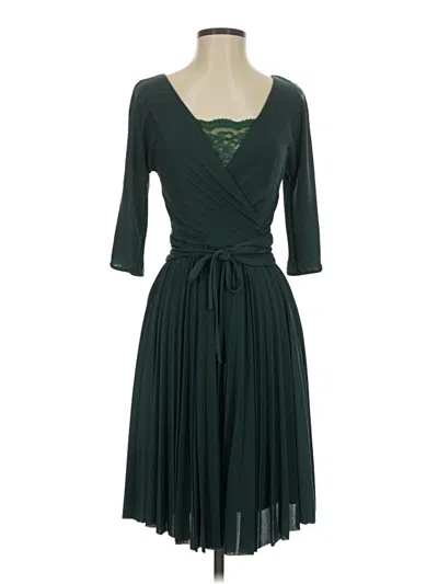 Pre-owned Bcbgmaxazria Cocktail Dress In Green