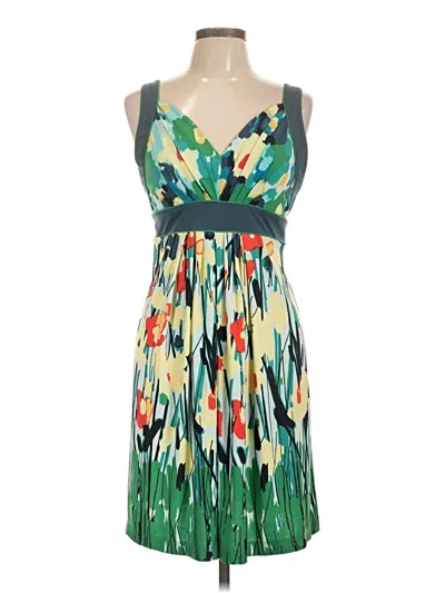 Pre-owned Bcbgmaxazria Cocktail Dress In Green
