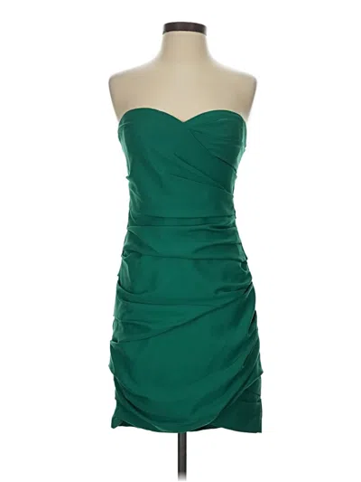 Pre-owned Bcbgmaxazria Cocktail Dress In Green