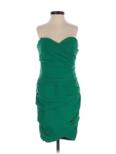 Pre-owned Bcbgmaxazria Cocktail Dress In Green
