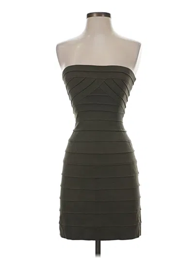 Pre-owned Bcbgmaxazria Cocktail Dress In Green