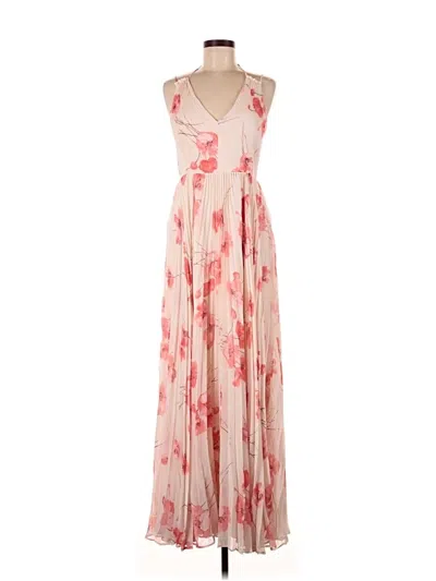 Pre-owned Bcbgmaxazria Cocktail Dress In Ivory