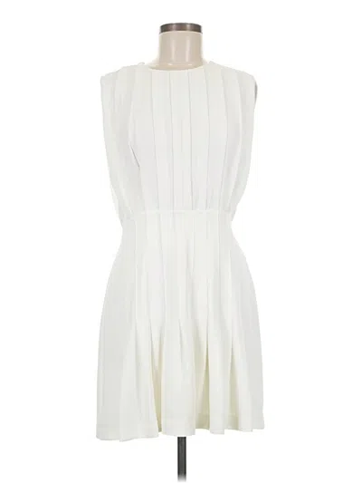 Pre-owned Bcbgmaxazria Cocktail Dress In Ivory