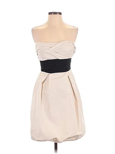 Pre-owned Bcbgmaxazria Cocktail Dress In Ivory