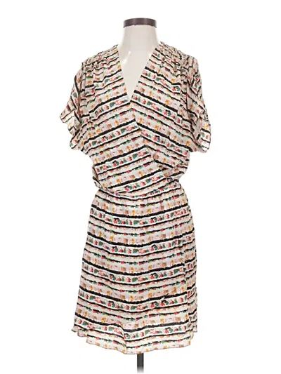 Pre-owned Bcbgmaxazria Cocktail Dress In Ivory