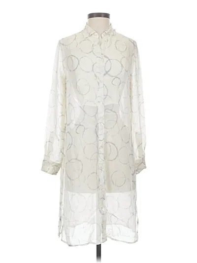 Pre-owned Bcbgmaxazria Cocktail Dress In Ivory