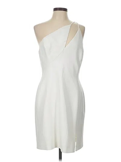 Pre-owned Bcbgmaxazria Cocktail Dress In Ivory