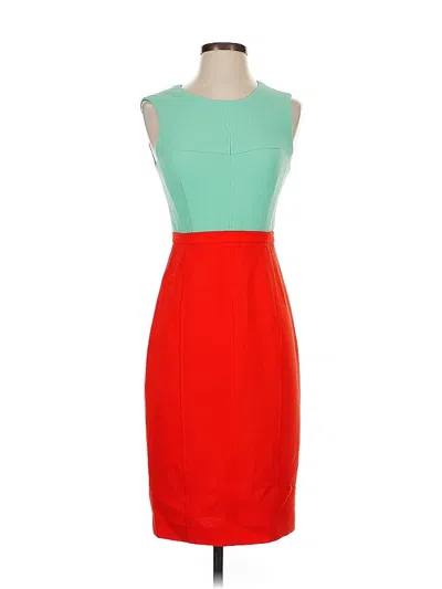 Pre-owned Bcbgmaxazria Cocktail Dress In Orange