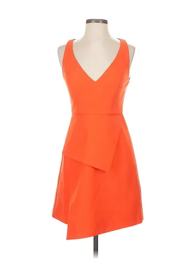 Pre-owned Bcbgmaxazria Cocktail Dress In Orange