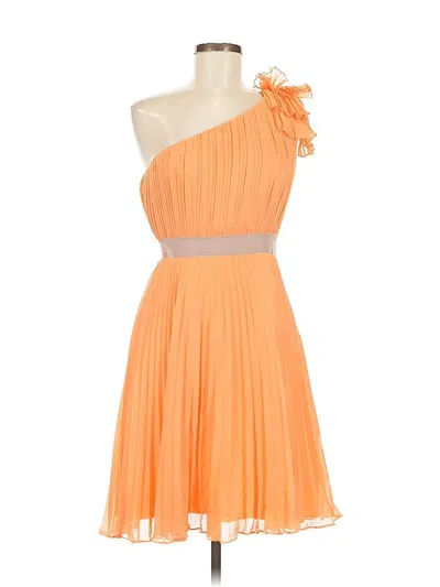 Pre-owned Bcbgmaxazria Cocktail Dress In Orange