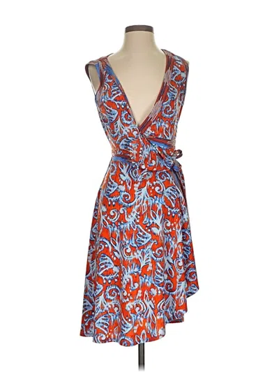 Pre-owned Bcbgmaxazria Cocktail Dress In Orange