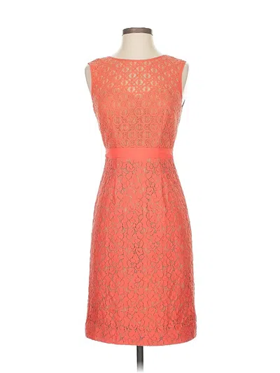 Pre-owned Bcbgmaxazria Cocktail Dress In Orange