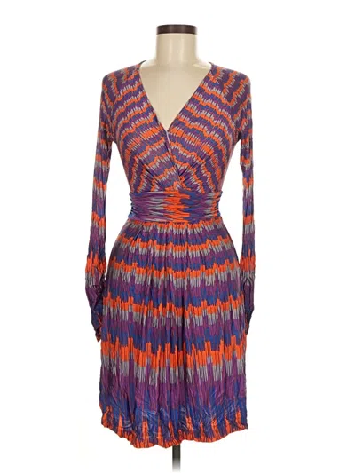Pre-owned Bcbgmaxazria Cocktail Dress In Orange