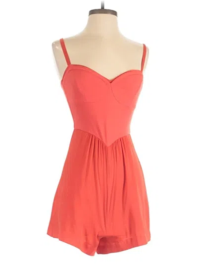 Pre-owned Bcbgmaxazria Cocktail Dress In Orange
