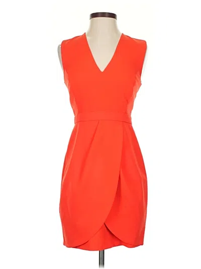 Pre-owned Bcbgmaxazria Cocktail Dress In Orange