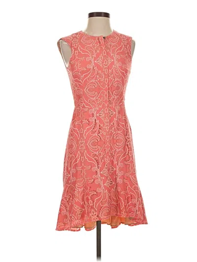 Pre-owned Bcbgmaxazria Cocktail Dress In Orange