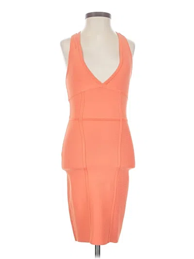 Pre-owned Bcbgmaxazria Cocktail Dress In Orange