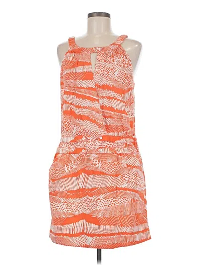 Pre-owned Bcbgmaxazria Cocktail Dress In Orange