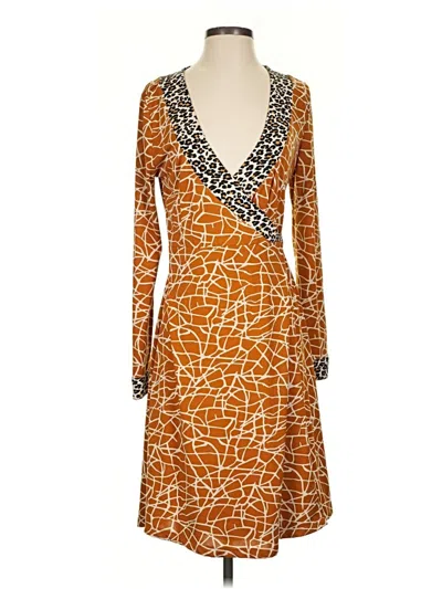 Pre-owned Bcbgmaxazria Cocktail Dress In Orange