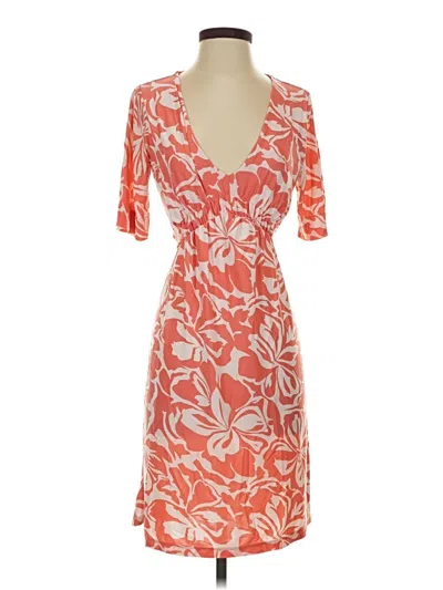 Pre-owned Bcbgmaxazria Cocktail Dress In Orange