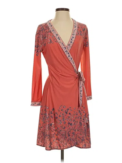 Pre-owned Bcbgmaxazria Cocktail Dress In Orange