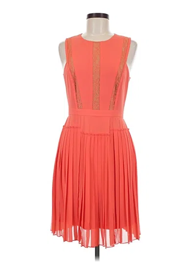 Pre-owned Bcbgmaxazria Cocktail Dress In Orange