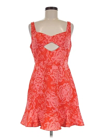 Pre-owned Bcbgmaxazria Cocktail Dress In Orange