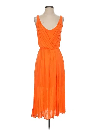 Pre-owned Bcbgmaxazria Cocktail Dress In Orange