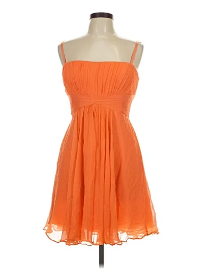 Pre-owned Bcbgmaxazria Cocktail Dress In Orange